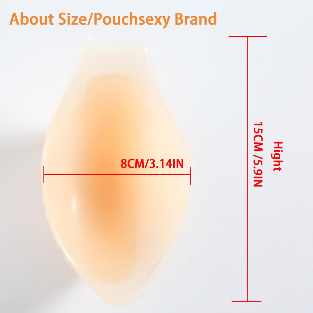 Mens Bulge Enhancing Underwear Silicone FTM Enlarge Pads Front Pouch Bulge Enhancer Paded Swimming Briefs sexy Thong