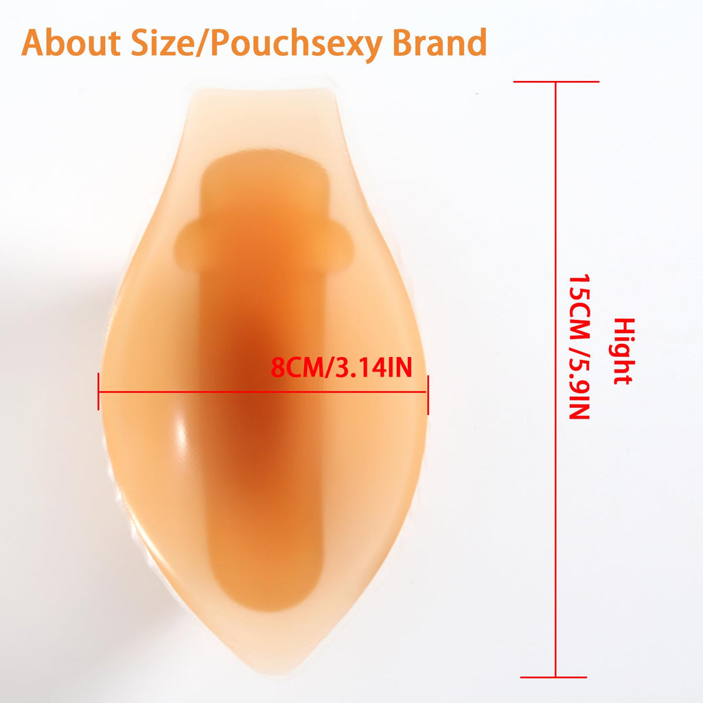 Mens Bulge Enhancing Underwear Silicone FTM Enlarge Pads Front Pouch Bulge Enhancer Paded Swimming Briefs sexy Thong