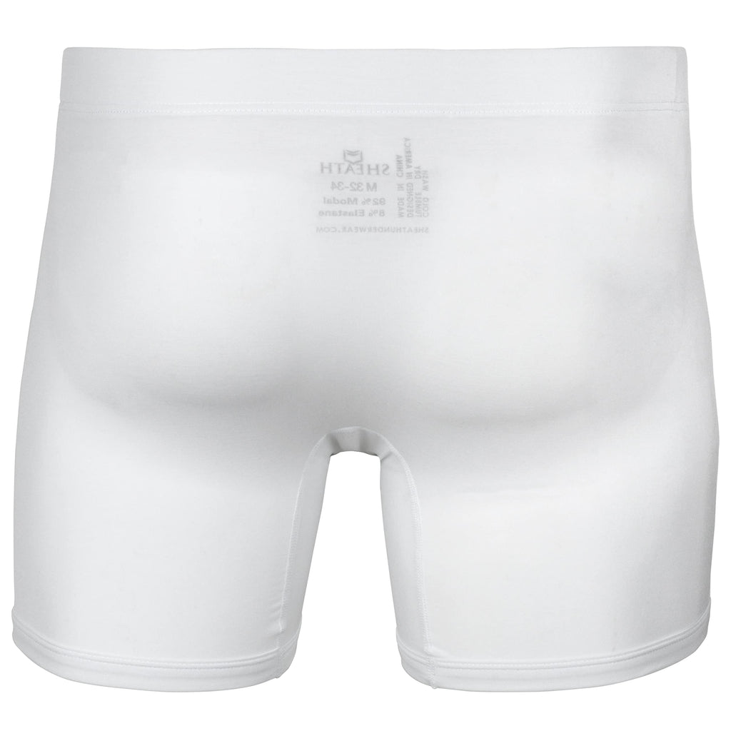 SHEATH 3.21 Men's Boxer Brief Underwear with Dual Support Pouch | Moisture Wicking Breathable Cooling Modal (5" Inseam)
