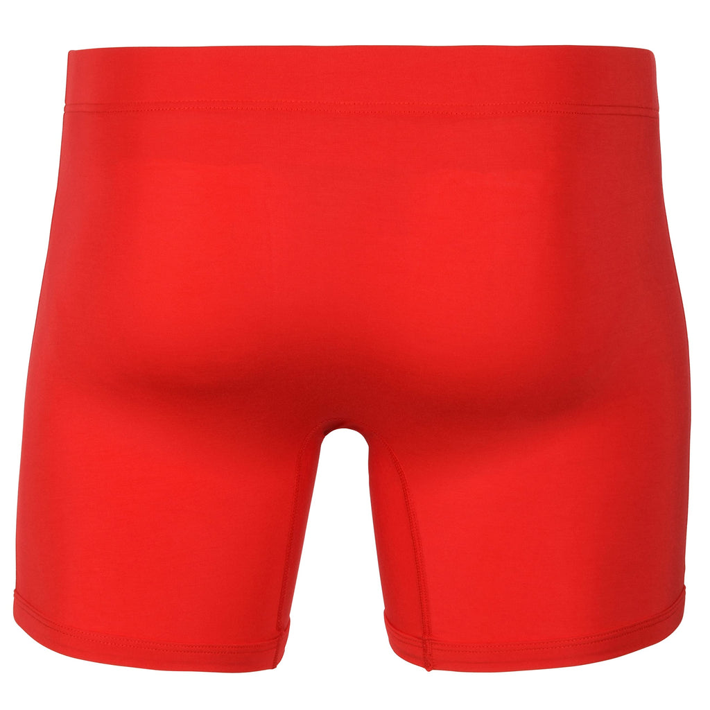 SHEATH 3.21 Men's Boxer Brief Underwear with Dual Support Pouch | Moisture Wicking Breathable Cooling Modal (5" Inseam)